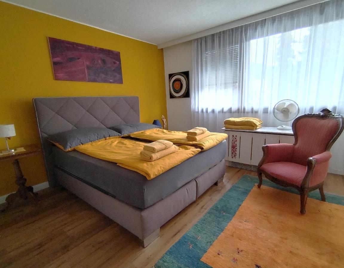 Waldeslust Warmbad Mit Balkon Und Privatem Parkplatz Apartment Villach Bagian luar foto